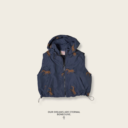 [PRE-ORDER] Autumn Horse Hoodie Vest