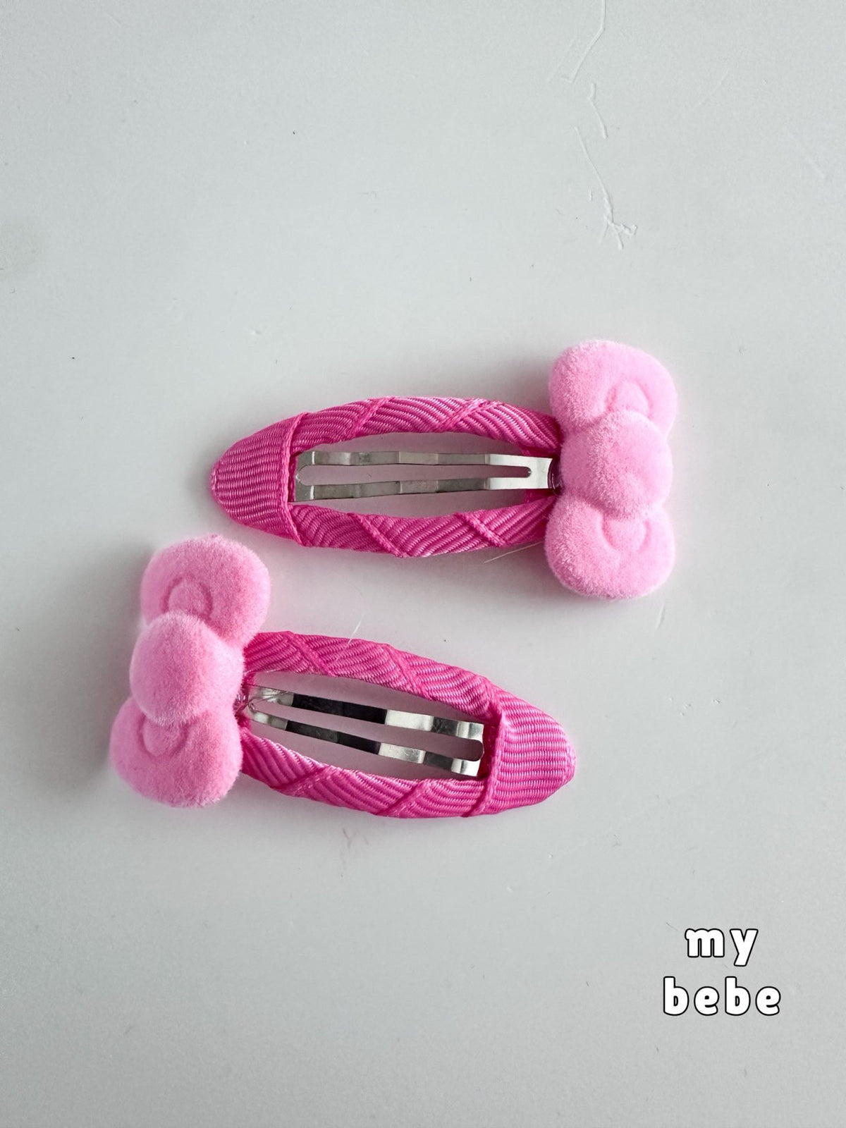 [PRE-ORDER] Cute Velvet Ribbed Hair Pin Set