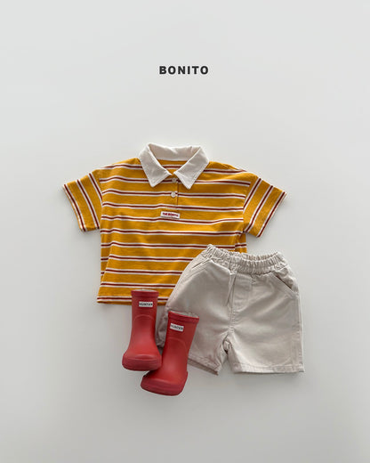 [PRE-ORDER] Sierre Stripe Collar T-Shirts