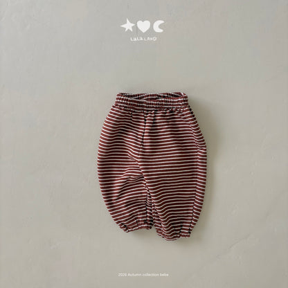 [PRE-ORDER] Stripe Terry Baby Pants