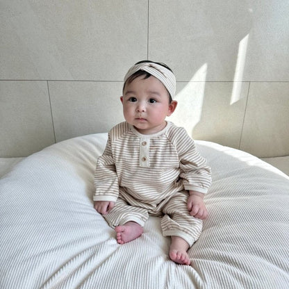 [PRE-ORDER] Button Body Suit + Hair Band Set
