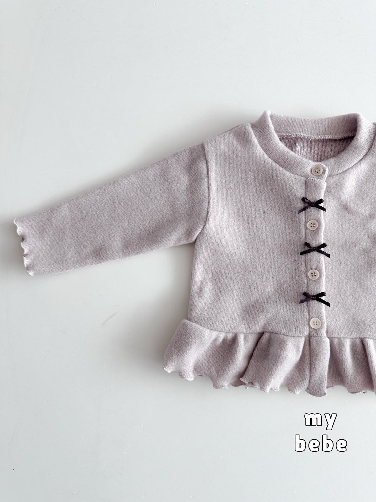 [PRE-ORDER] Winter Frill Ribbon Cardigan