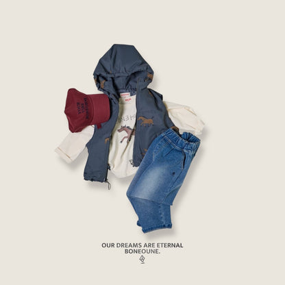 [PRE-ORDER] Autumn Horse Hoodie Vest