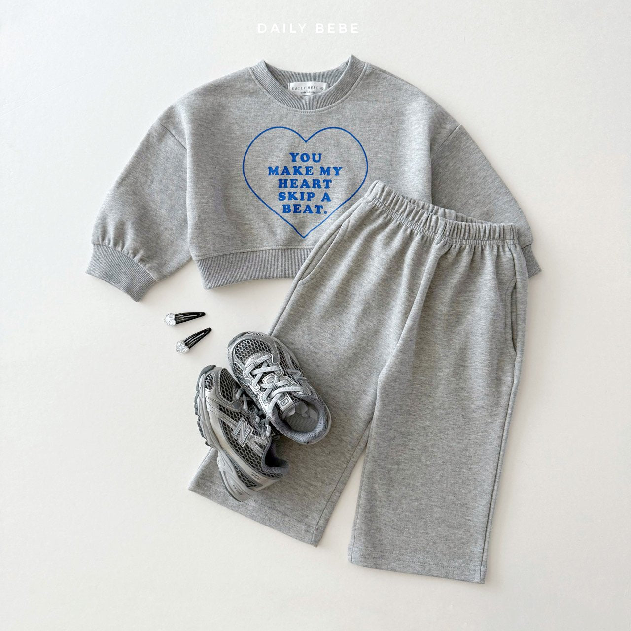 [PRE-ORDER] Heart Wide Top Bottom Set