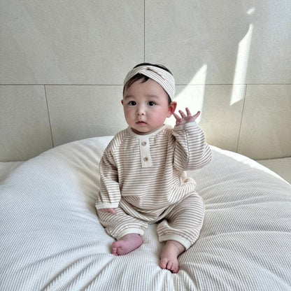 [PRE-ORDER] Button Body Suit + Hair Band Set