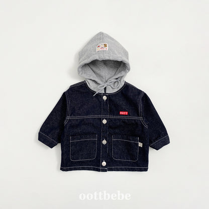 [PRE-ORDER] Hoodie Denim Jacket