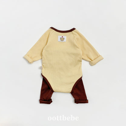 [PRE-ORDER] Pudding Modal Body Suit + Leggings Set