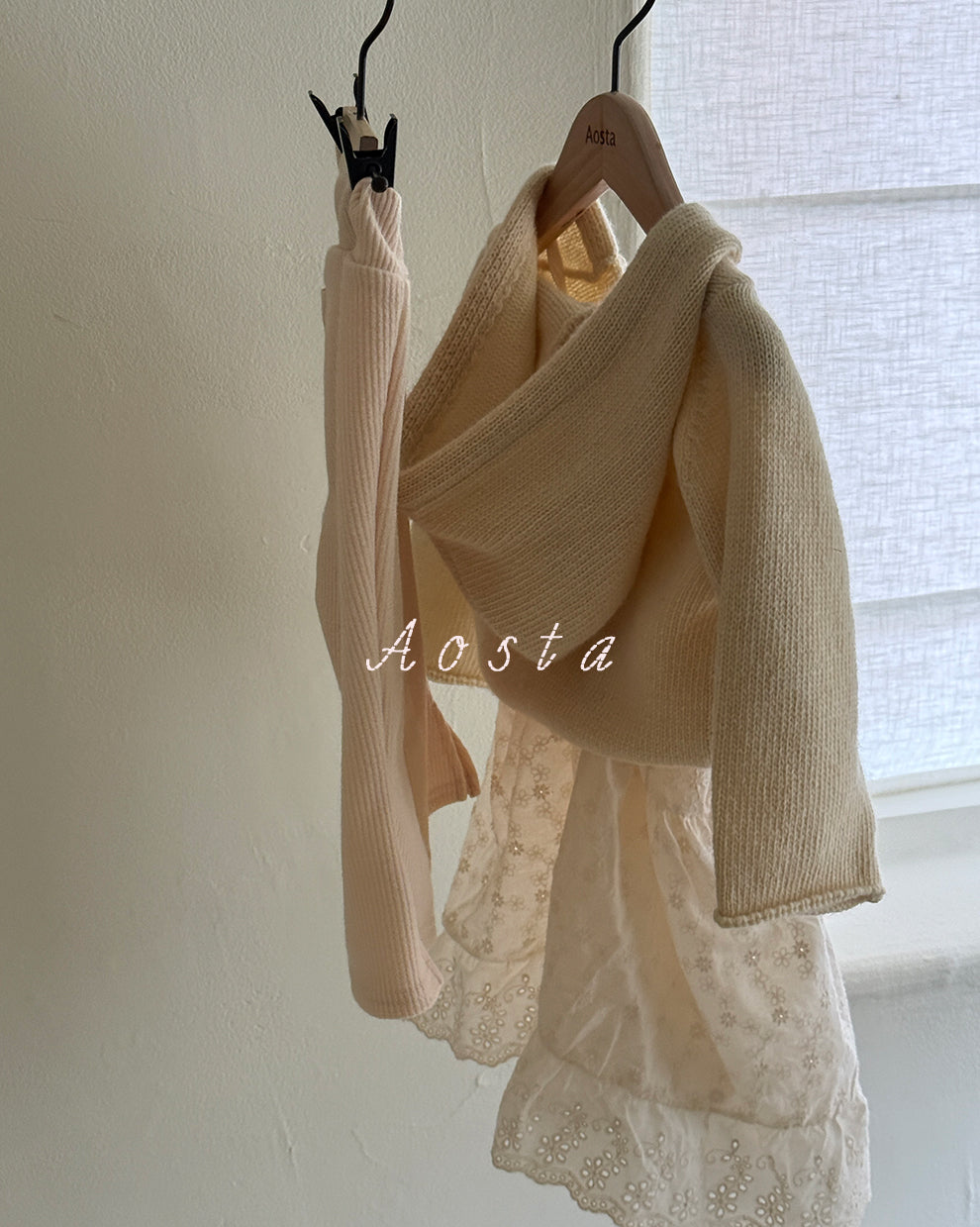 Cookie Sweater Hoodie Top [Red/L(3-5yr)]
