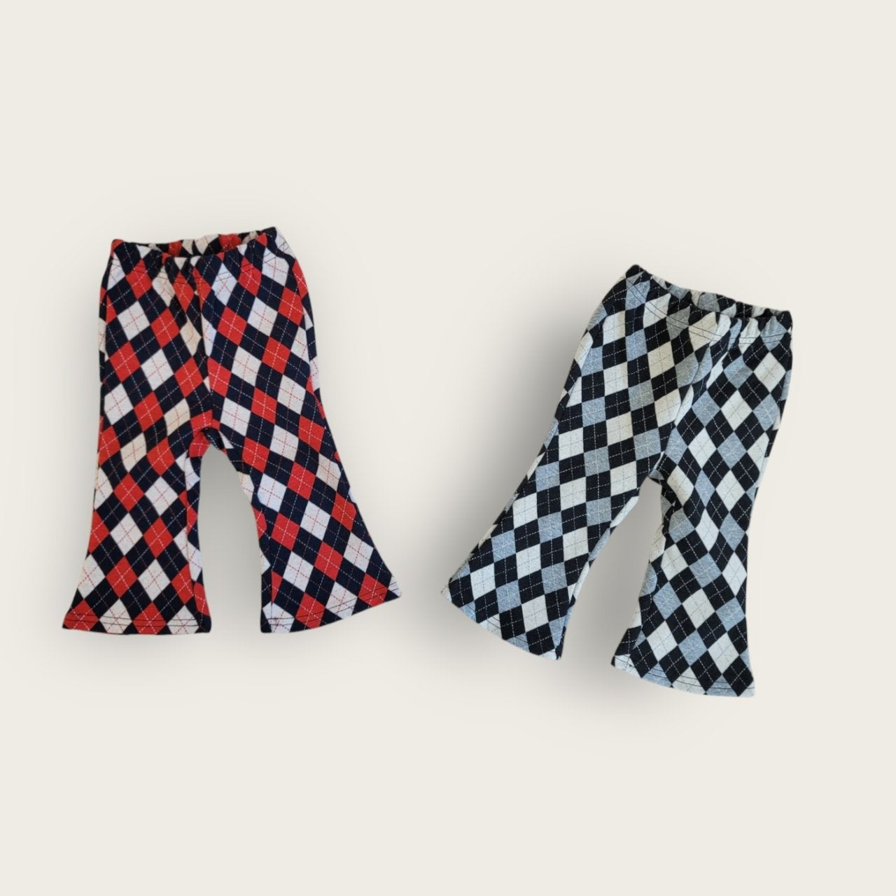 [PRE-ORDER] Mix Argyle Vest Bottom Set