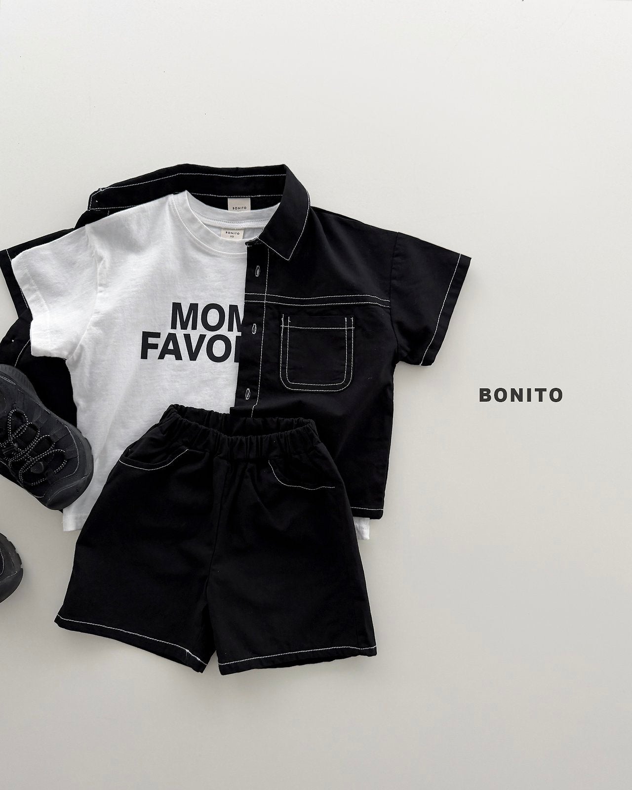 [PRE-ORDER] Two Pocket Linen Top Bottom Set