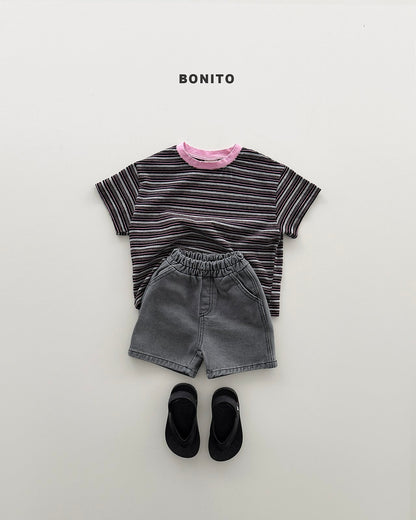 [PRE-ORDER] Uni Stripe Color Block T-Shirts
