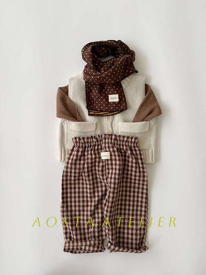 [PRE-ORDER] Caramel Check Pants
