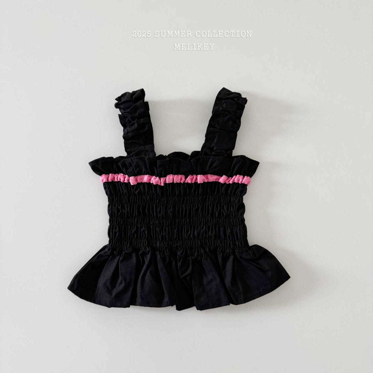 Jenny Ribbon Blouse [Black/M(3-4yr)]