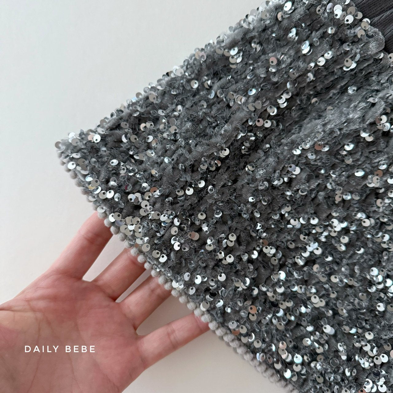 Spangles Skirts [Silver/JS(7-8yr)]