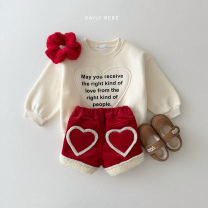 [PRE-ORDER] Heart Patch Sweatshirts
