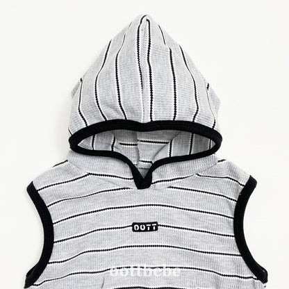 [PRE-ORDER] Urban Stripe Hoodie Body Suit