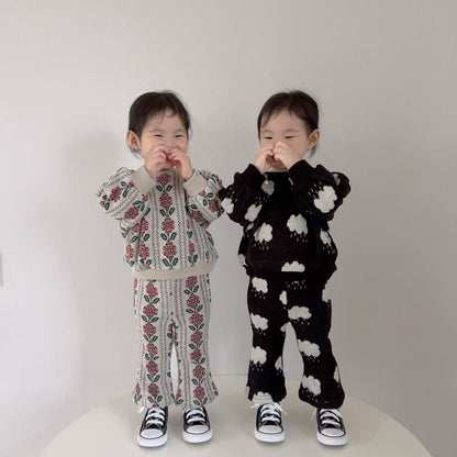 [PRE-ORDER] Knit Top Boot-Cut Pants Set