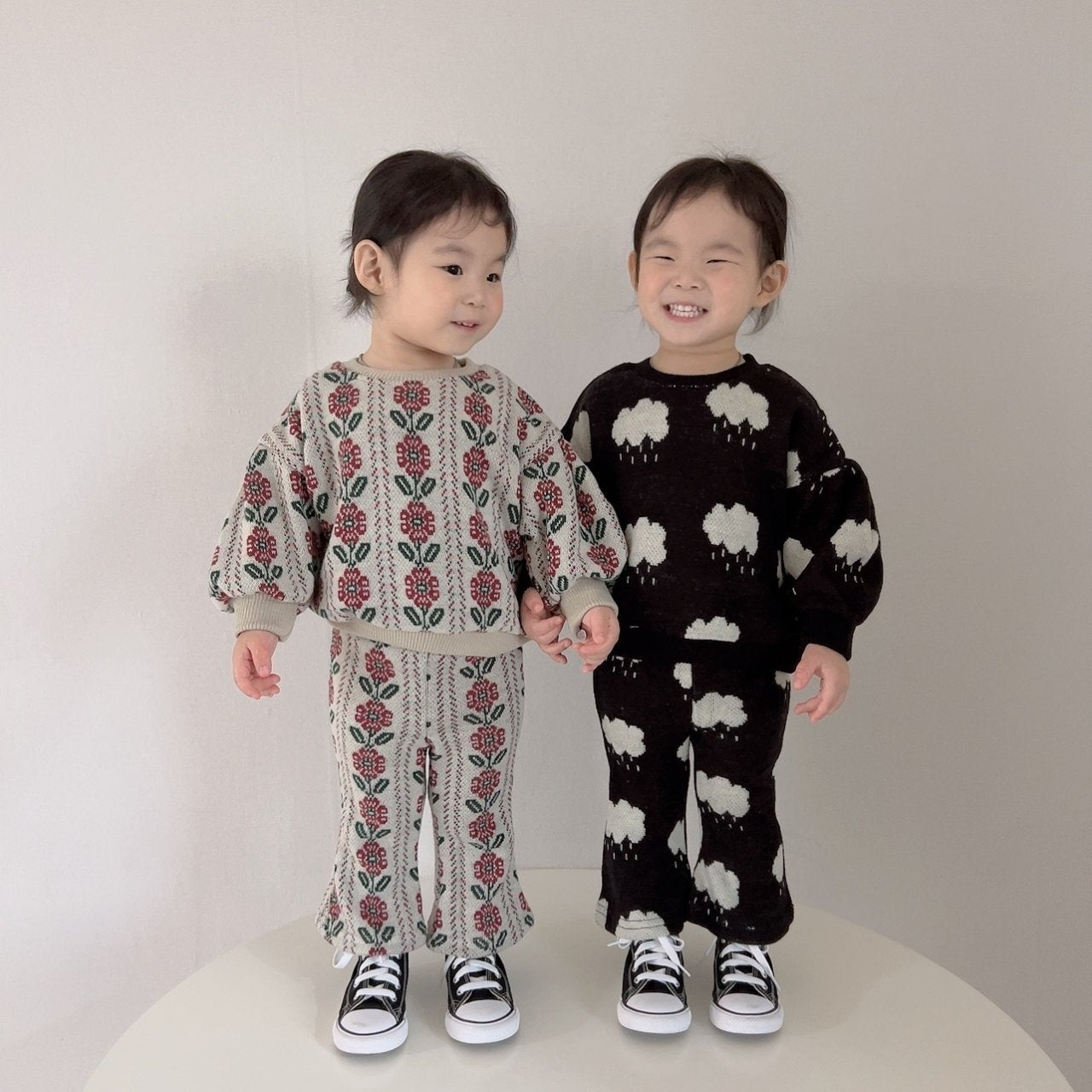 [PRE-ORDER] Knit Top Boot-Cut Pants Set