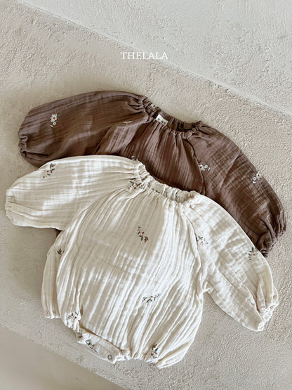 [PRE-ORDER] Floral Embroidery Body Suit