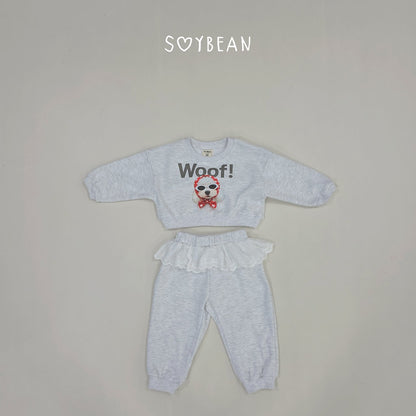 [PRE-ORDER] Woof Frill Top Bottom Set