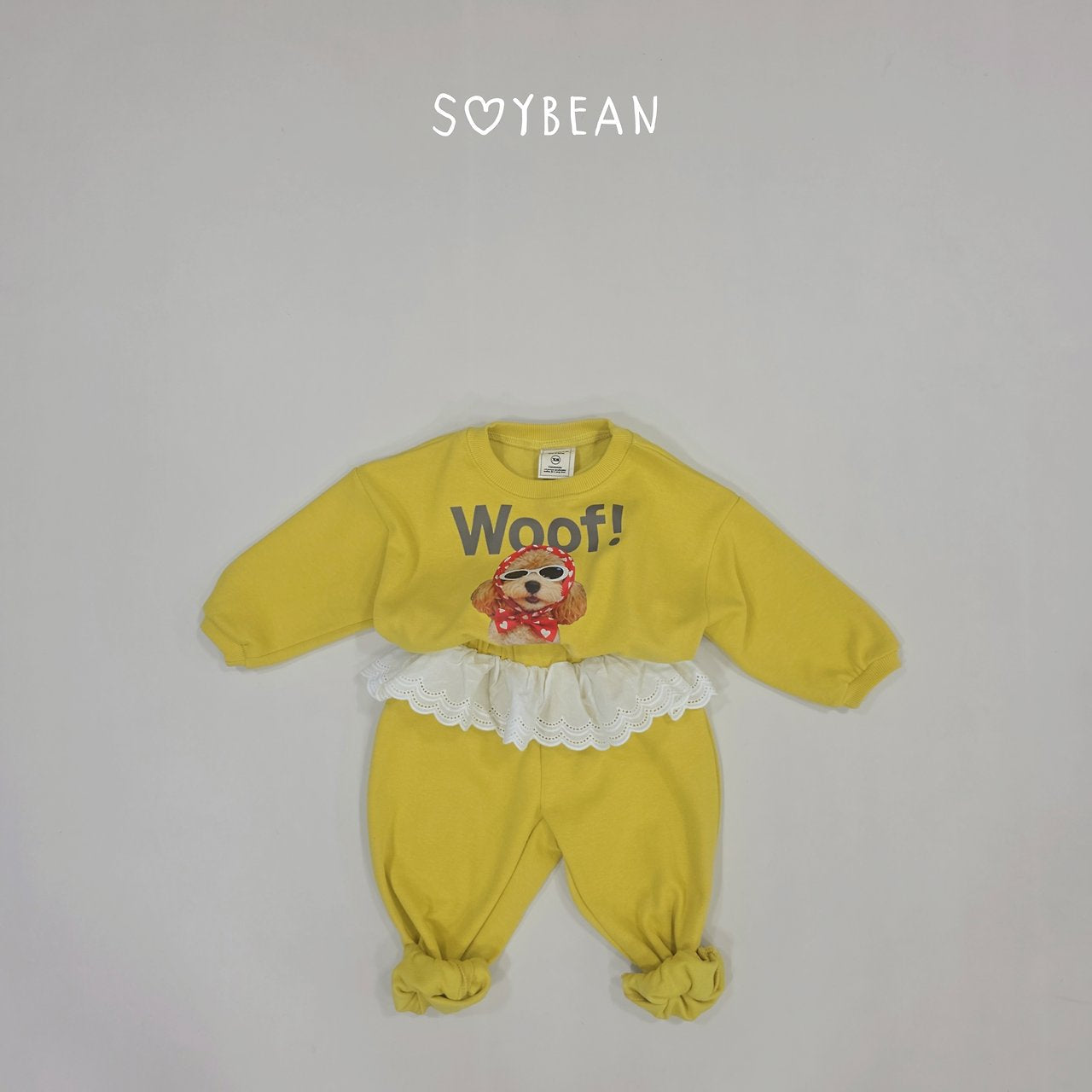 [PRE-ORDER] Woof Frill Top Bottom Set