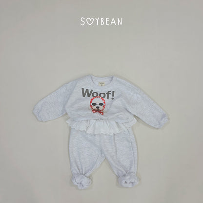 [PRE-ORDER] Woof Frill Top Bottom Set