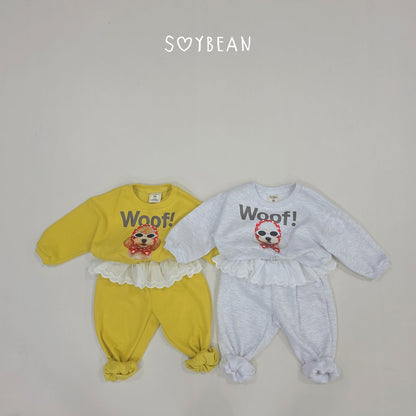 [PRE-ORDER] Woof Frill Top Bottom Set