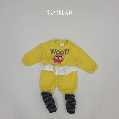 [PRE-ORDER] Woof Frill Top Bottom Set