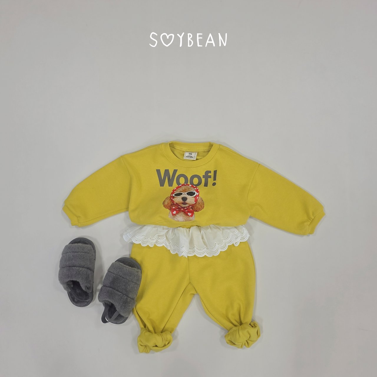 [PRE-ORDER] Woof Frill Top Bottom Set