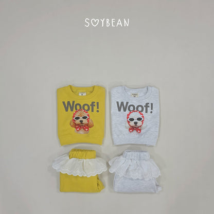 [PRE-ORDER] Woof Frill Top Bottom Set