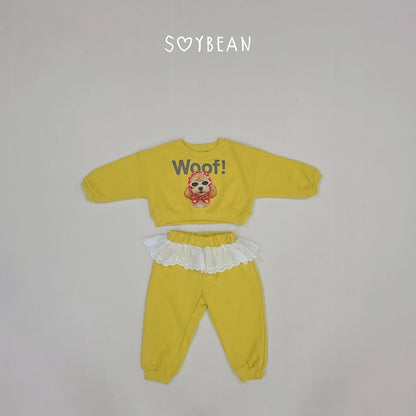 [PRE-ORDER] Woof Frill Top Bottom Set