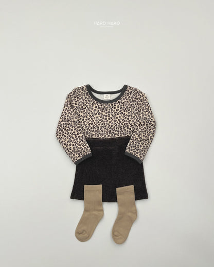[PRE-ORDER] Leopard Color Block T-Shirts