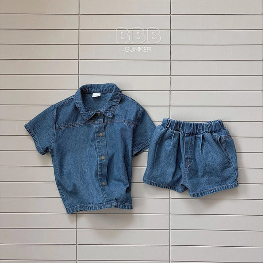 [PRE-ORDER] Together Denim Top Bottom Set