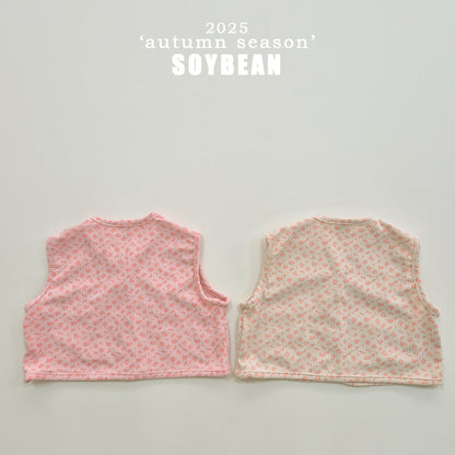 [PRE-ORDER] Corduroy Floral Vest