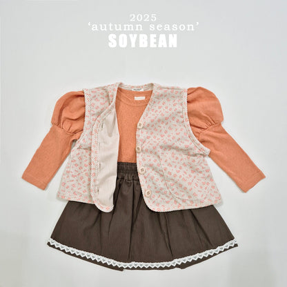 [PRE-ORDER] Corduroy Floral Vest