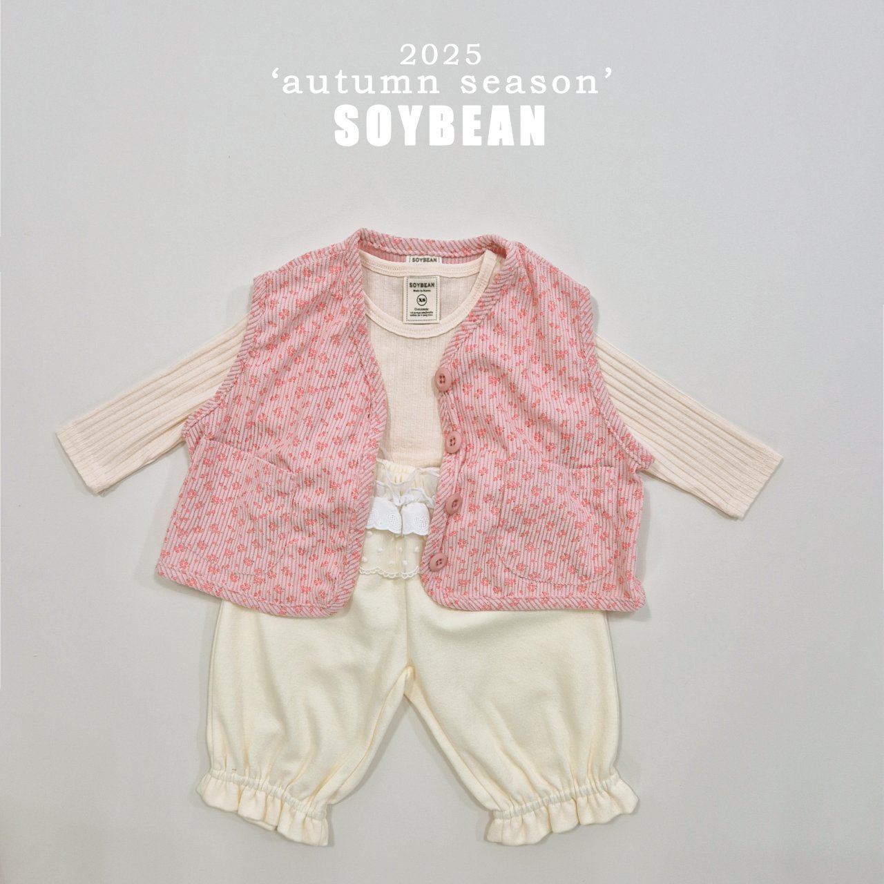 [PRE-ORDER] Corduroy Floral Vest