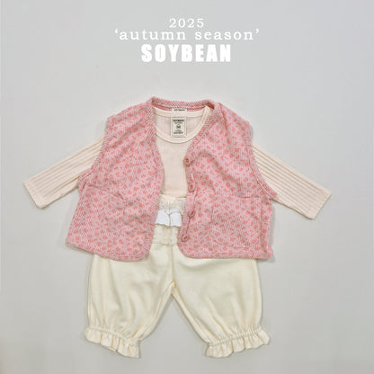 [PRE-ORDER] Corduroy Floral Vest