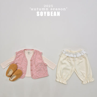 [PRE-ORDER] Corduroy Floral Vest