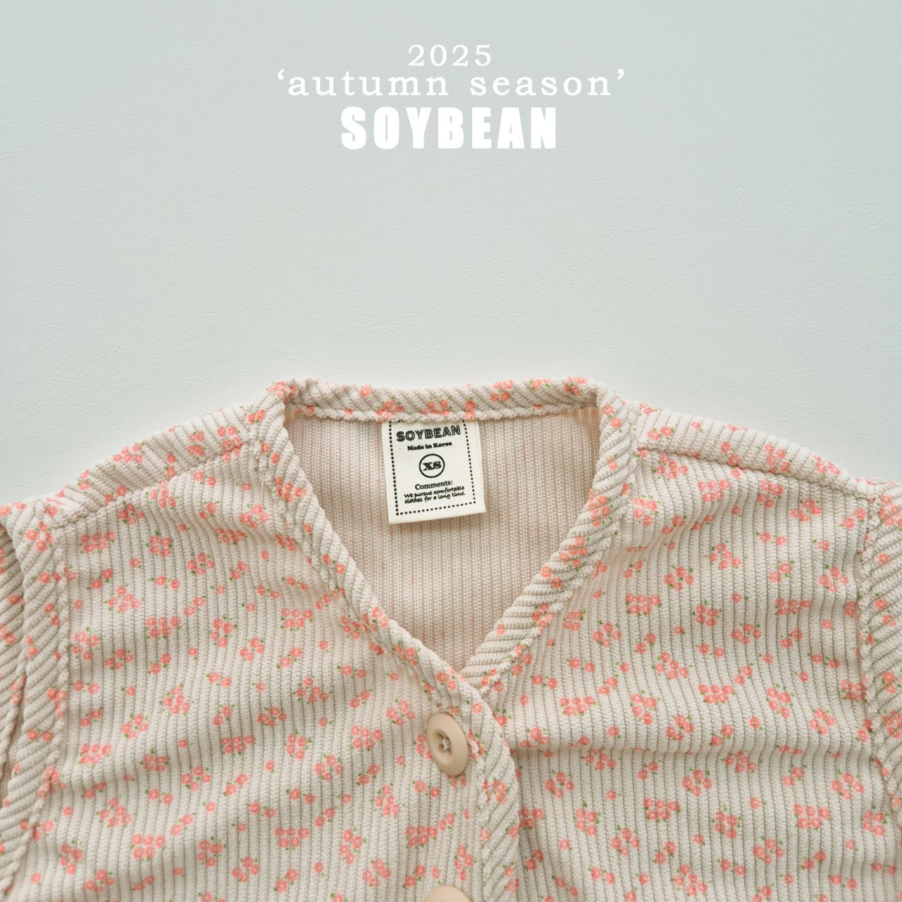 [PRE-ORDER] Corduroy Floral Vest