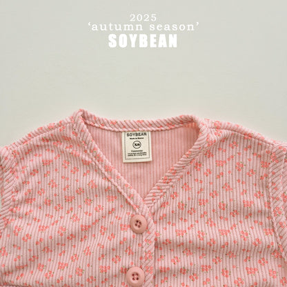 [PRE-ORDER] Corduroy Floral Vest