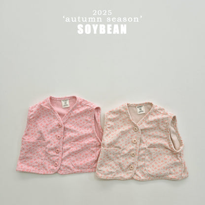 [PRE-ORDER] Corduroy Floral Vest