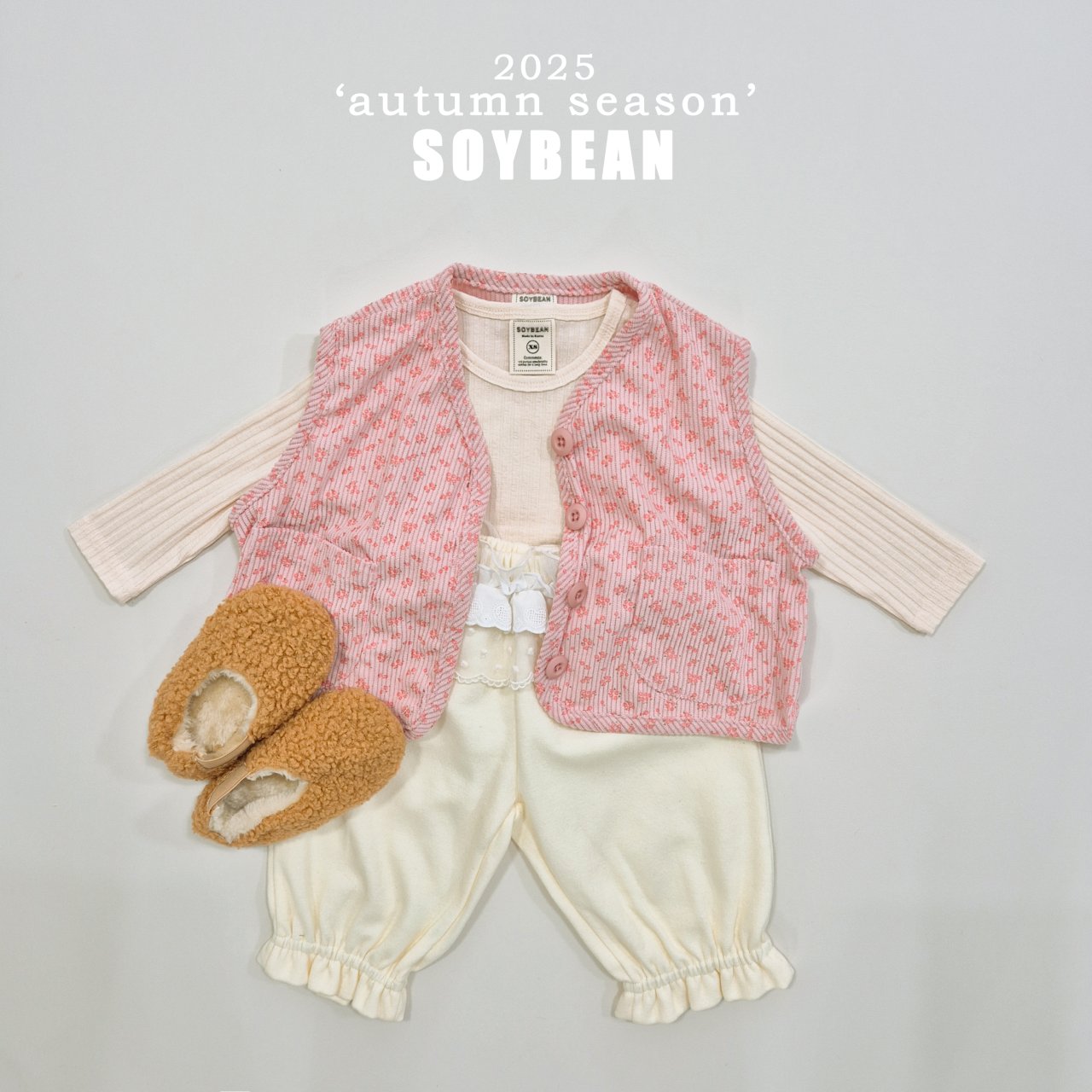 [PRE-ORDER] Corduroy Floral Vest