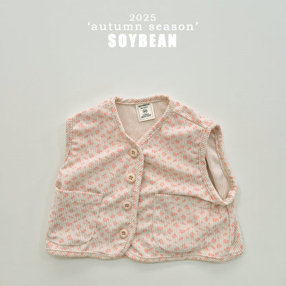 [PRE-ORDER] Corduroy Floral Vest