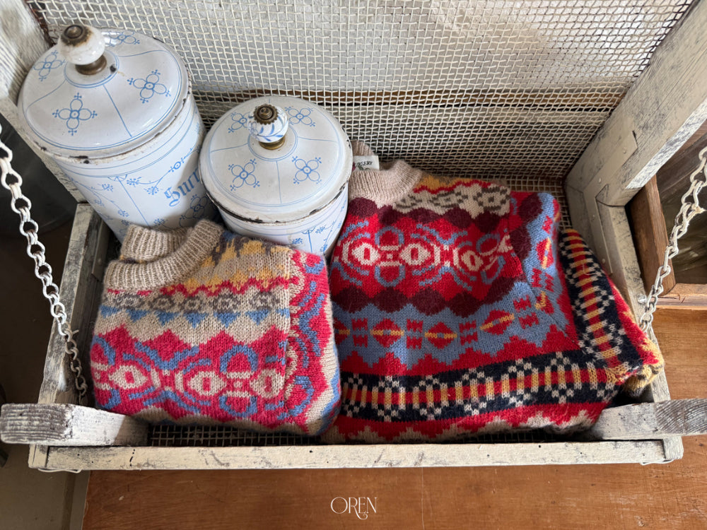 [PRE-ORDER] Adeline Multi Wool Sweater Top (Mom Couple)