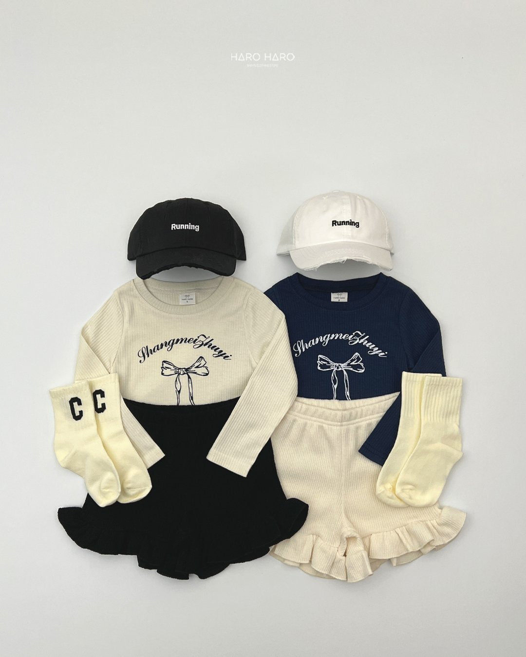 [PRE-ORDER] Bling Ribbon Ribbed T-Shirts