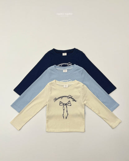 [PRE-ORDER] Bling Ribbon Ribbed T-Shirts