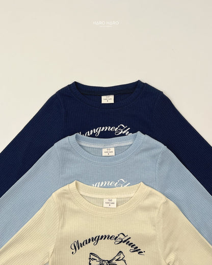 [PRE-ORDER] Bling Ribbon Ribbed T-Shirts