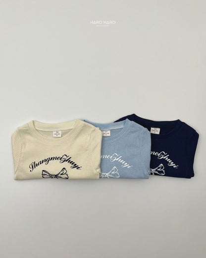 [PRE-ORDER] Bling Ribbon Ribbed T-Shirts