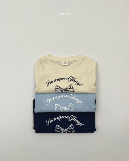 [PRE-ORDER] Bling Ribbon Ribbed T-Shirts