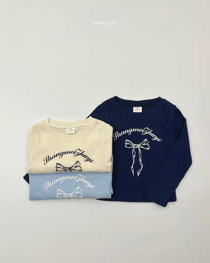 [PRE-ORDER] Bling Ribbon Ribbed T-Shirts
